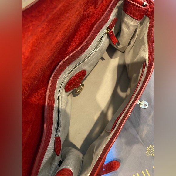 Mulberry Alexa Poppy Red Shrunken Calf - Picture 5 of 13